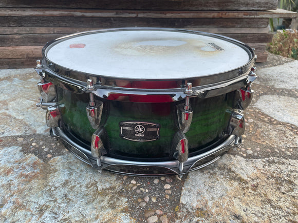 Yamaha Live Custom Oak Emerald Shadow 14x5.5 Snare Drum