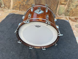 Rare 1980 vintage Tama Superstar 20x14 Bass Drum Super Mahogany7
