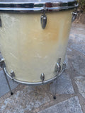 Vintage Slingerland 60's WMP White Marine Pearl 20x18 floor tom!! RARE