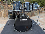 Tama Artstar Cordia Black 6pc Drum Set kit 10,12,13,16,24 Birch + Cordia!!2