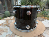 DW Collectors Piano Black Maple 13 x 11 Tom Drum Collector's - EXCELLENT3