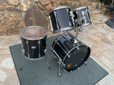 VIntage Tama Granstar II 4pc Drum Set Kit Black 22x16,12x11,13x12,16x16