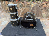 Yamaha Maple Custom 3pc Drum Set Kit 22,12,16 - Black Maple15