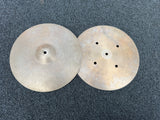 Vintage Zildjian Quick Beat Vintage 14" Hihat hi hat Cymbals Pair 1178 / 1486 gr0