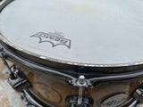 RARE DW Collectors Neil Peart Snakes and Arrows - Birds Eye Maple Snare Drum !