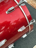 Tama Superstar Candy Apple Red 5pc Drum set kit w/ 24" Bass drum!14