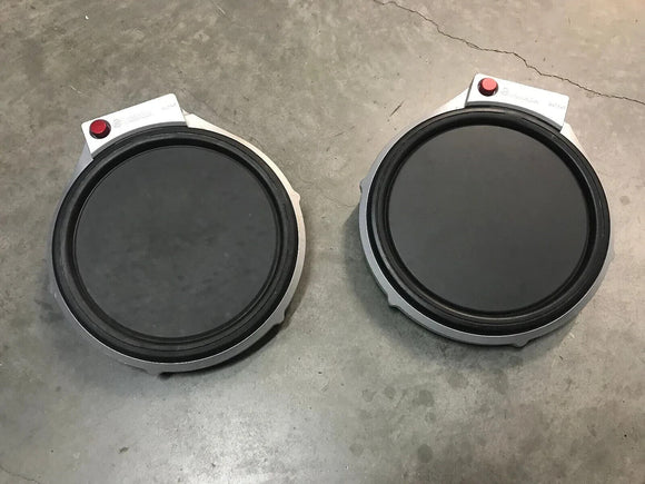 TWO Yamaha DTXTREME IIs TP100 TP-100 10 Inch 3-Zone Electronic Drum Pad