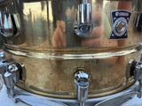 Yamaha Brass 14x7 Snare Drum with Nouveau Lugs SD44705