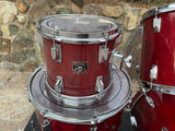 VIntage Tama Superstar Cherry Wine 5pc Drum Set kit 22,10,12,13,16