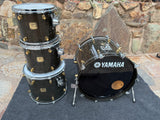Yamaha Maple Custom 3pc Drum Set Kit 22,12,16 - Black Maple18
