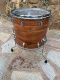 Vintage Rogers KOA 18x16 Script Badge Power Tone Floor Tom Drum0