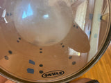 Pearl Masters Studio 14x11 Birch Natural - Extra holes from floor tom brackets10
