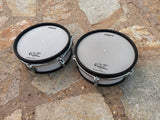 TWO Roland pd-100 Drum Mesh 10" Electronic Trigger Pad - Single Trigger -white2