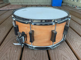 Pork Pie Oak / Maple 14 x 6.5 Snare Drum  - Excellent