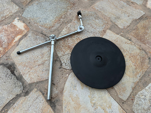 Roland CY-14C V Drum Crash Cymbal Cy 14c - BLACK BOTTOM VERSION0