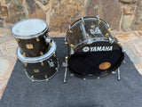 Yamaha Maple Custom 3pc Drum Set Kit 22,12,16 - Black Maple14