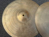 Vintage Zildjian Hollow Logo New Beat 14" 70's Hihat hi hat Cymbals 748 + 1334 g2