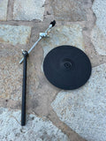 Roland CY-12C Dual-Trigger Cymbal Crash Cymbal Black cy12 c  WITH BOOM STAND0