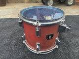 Tama Superstar Cherry 10x9 Cherry Tom Drum 80's