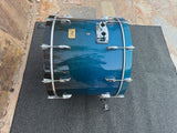 RARE ! Pearl Session Custom Maple 24x18 Bass Drum Blue Fade9