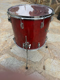 Tama Superstar Cherry 18x16" Floor Tom Drum 80's
