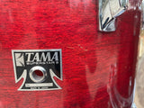 Vintage Tama Superstar Cherry Wine 5pc Drum Set kit 22,10,12,13,14,16,18 -GREAT!