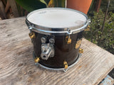 Yamaha Maple Custom 12x10 Tom Drum (12" diamter) - Black Maple1