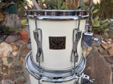 RARE Tama Artstar 1 Birds Eye Maple WHITE 5pc Drum Set kit!!5
