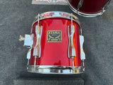RARE TAMA ARTSTAR CORDIA CANDY APPLE RED TOM SET !!