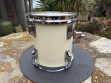 Tama Superstar 80's White Tom Drum - Birch Wood4