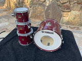 Yamaha Stage Custom Advantage 4pc Drum Set Kit 22x17,10x9,12x10,14x12
