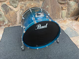 RARE ! Pearl Session Custom Maple 24x18 Bass Drum Blue Fade8