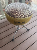 Pork Pie Leopard Drum Throne Seat Chair - Missing one bolt3