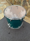 Tama Superstar Classic Aqua 16x14 Floor Tom Drum - Maple Shell4