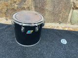 Ludwig Black Cortex 70's 12" Concert Tom for drum set kit - Blue Olive Badge b/o