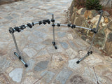 Gibraltar Two Sided Curved Drum Rack w/ 10 CLAMPS!!