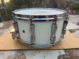 RARE TAMA ARTSTAR Cordia 80's 14 x 6.5 Snare Drum WHITE9