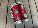 Tama Superstar Cherry 8x9 Vintage 80's Tom Drum !!