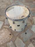 Tama Superstar 80's WHITE 16x16" Floor Tom Drum12