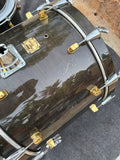 Yamaha Maple Custom 3pc Drum Set Kit 22,12,16 - Black Maple20
