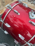Tama Superstar Candy Apple Red 6pc Drum set kit w/ 24" Bass drum!23