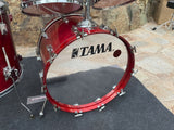 VIntage Tama Superstar Cherry Wine 5pc Drum Set kit 22,10,12,13,16