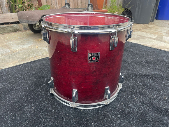 Tama Superstar Cherry 15x14 Cherry Tom Drum 80's