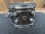 Dw Collectors 12x8" black galaxy Tom Drum - Satin Chrome  - Excellent1