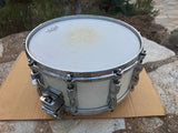 RARE TAMA ARTSTAR Cordia 80's 14 x 6.5 Snare Drum WHITE14