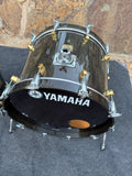 Yamaha Maple Custom 3pc Drum Set Kit 22,12,16 - Black Maple2