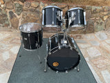 VIntage Tama Granstar II 4pc Drum Set Kit Black 22x16,12x11,13x12,16x16