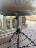 Pork Pie Leopard Drum Throne Seat Chair - Missing one bolt2