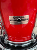 Yamaha Recording Custom 8pc Double Bass Drum Set Kit HOT RED 24" KICKS!!