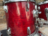 VIntage Tama Superstar Cherry Wine 5pc Drum Set kit 22,10,12,13,16